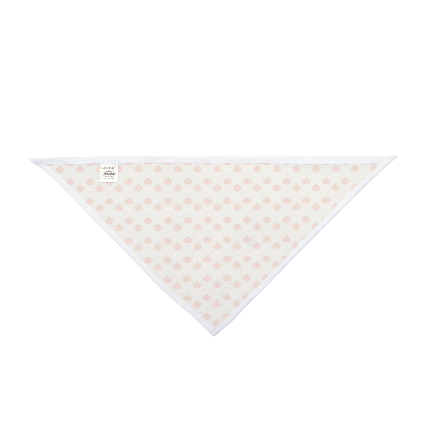 Cute Pumpkin and Bone Pet Bandana
