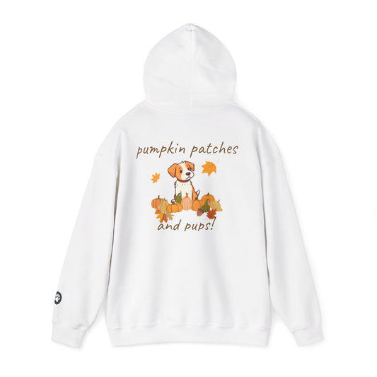 Pumpkin Patches and Pups Fall Hoodie
