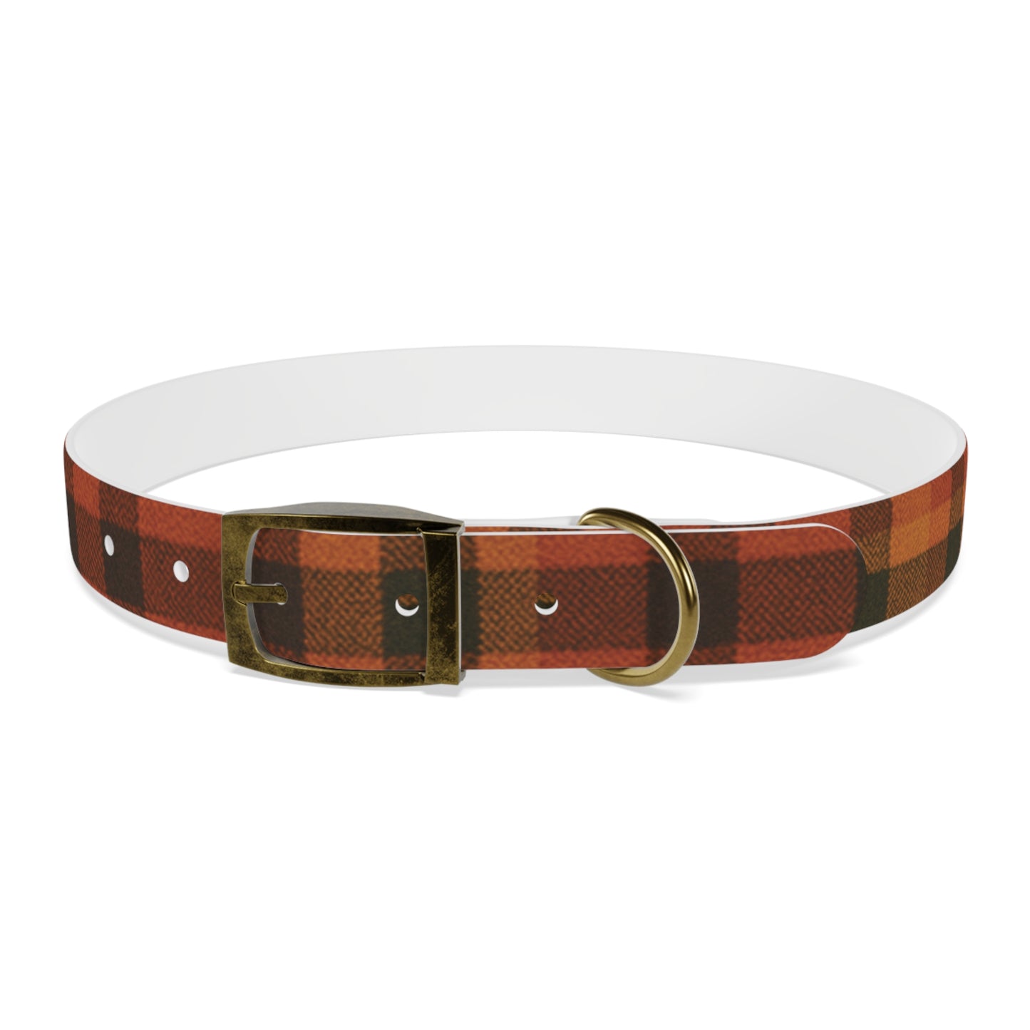 Fall Dog Collar, plaid