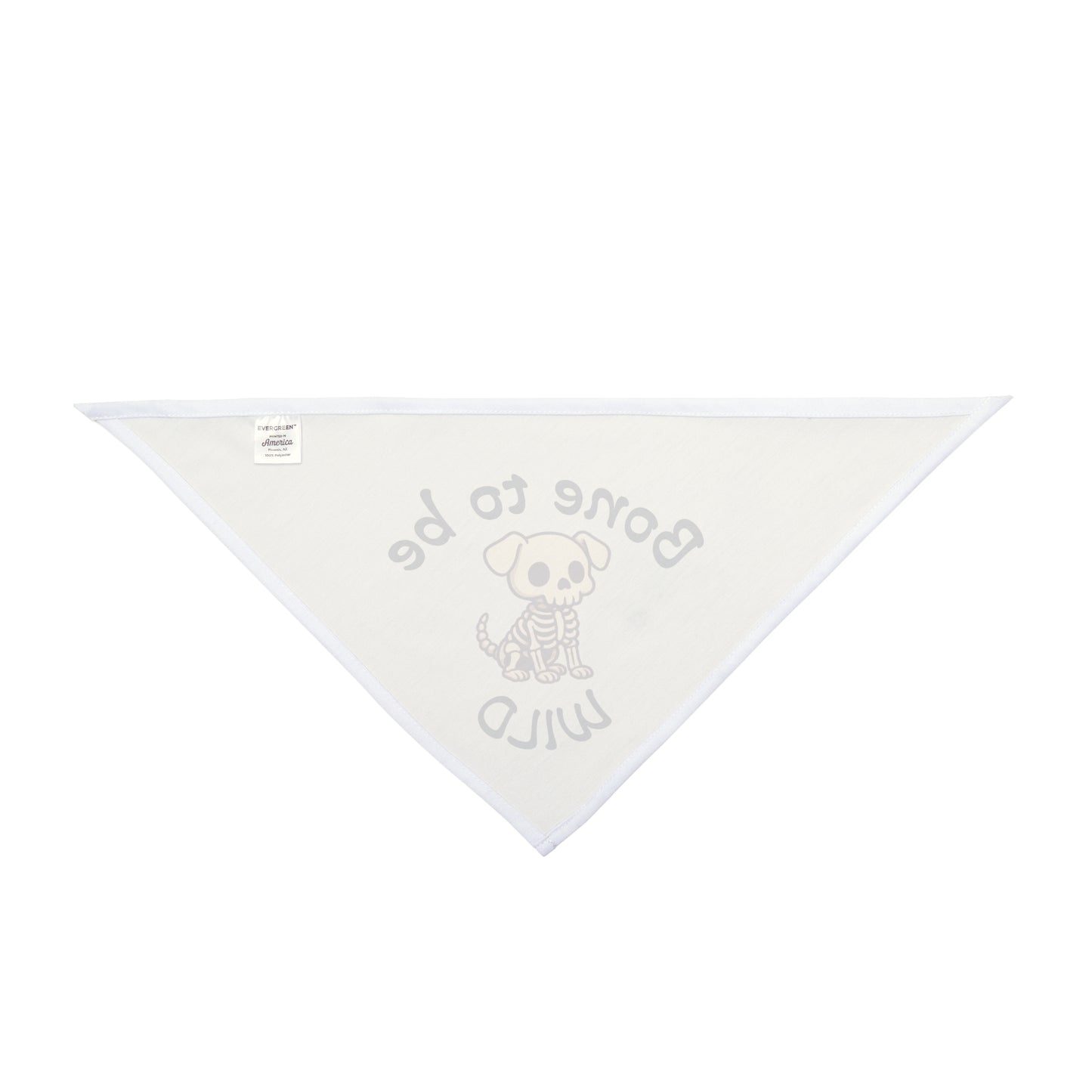 Bone To Be Wild Skeleton Halloween Pet Bandanna