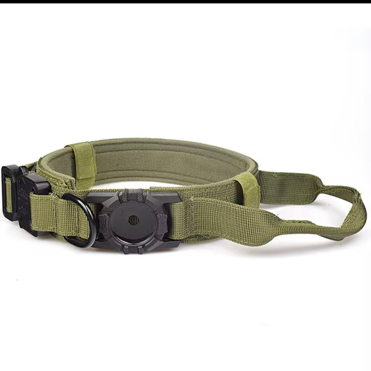 Tactical Dog Collar with AirTag Holder