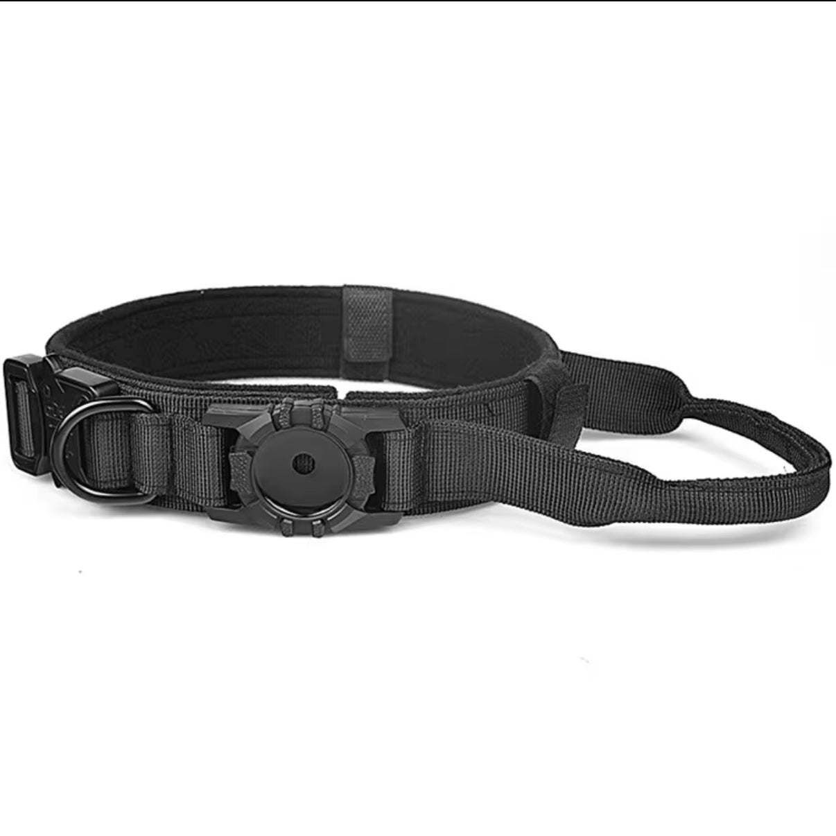 Tactical Dog Collar with AirTag Holder
