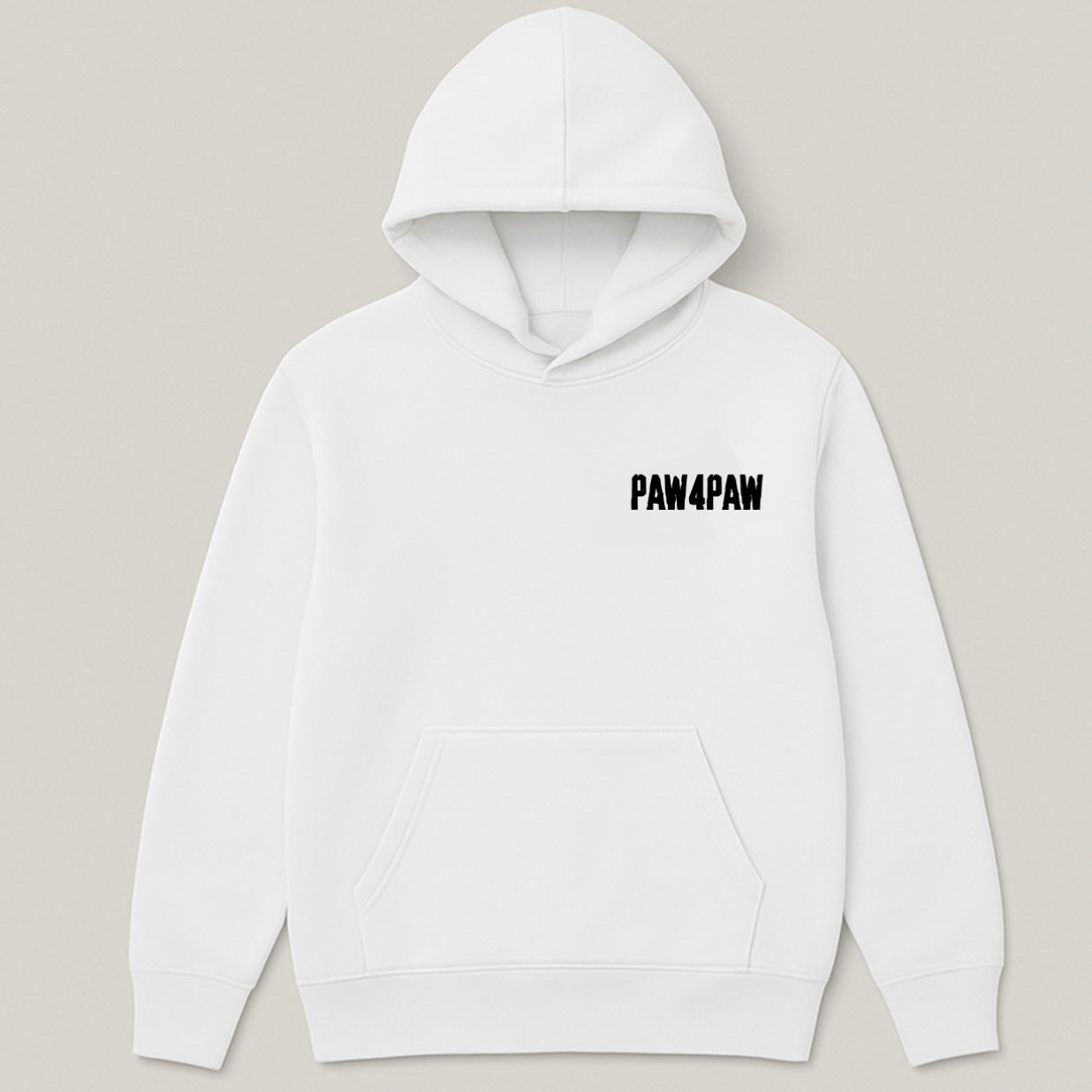 Paw4paw Distressed Flag Oversized Hoodie