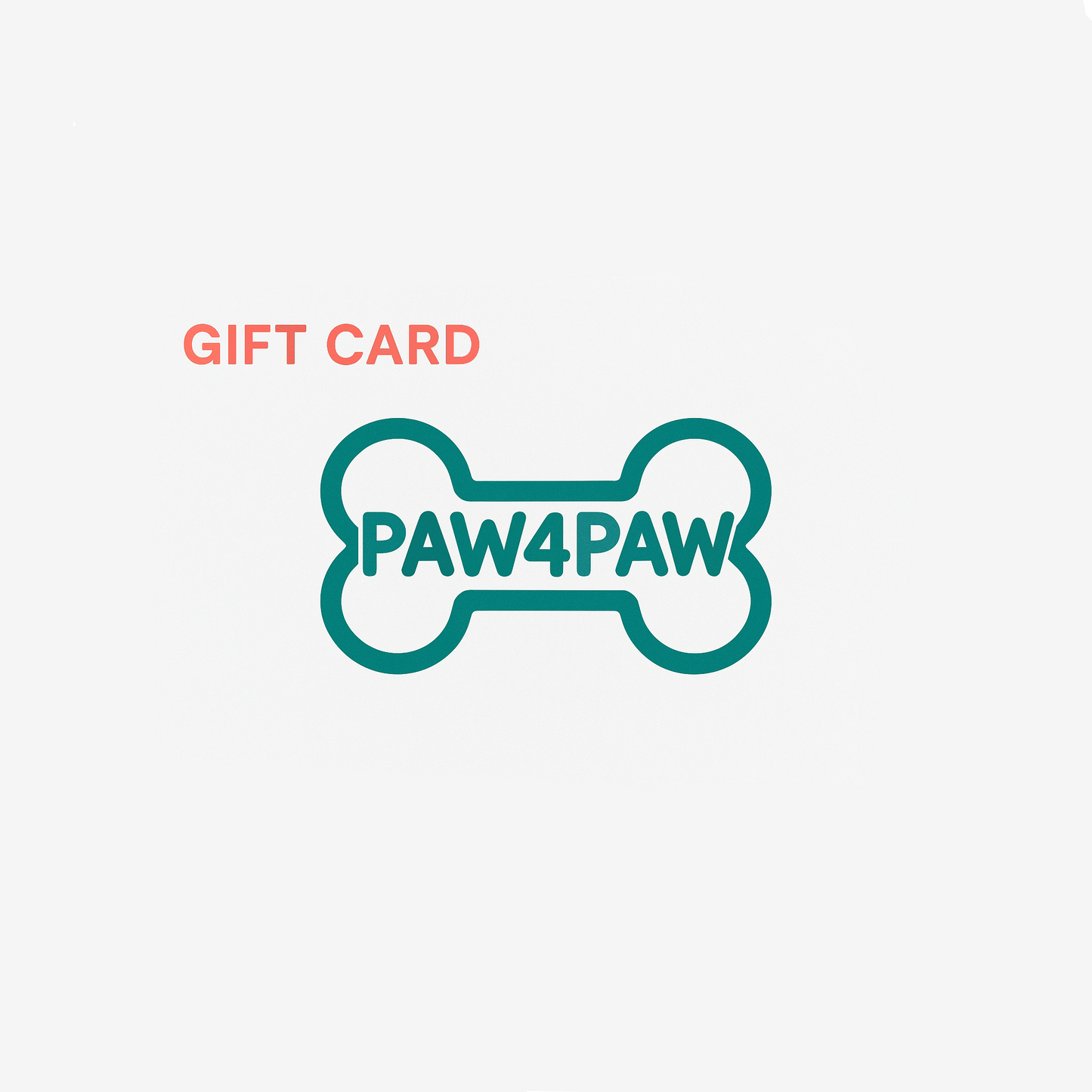 PAW4PAW gift card