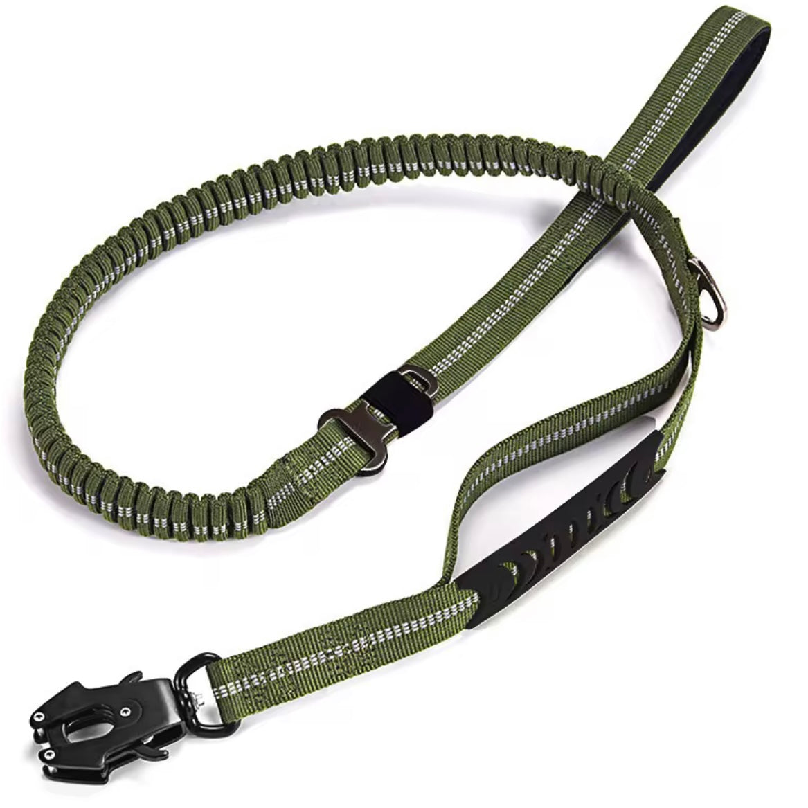 Bungee Dog Leash With Seatbelt Attachment