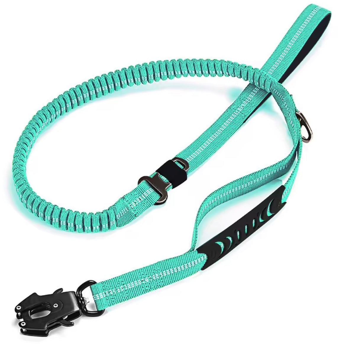 Bungee Dog Leash With Seatbelt Attachment