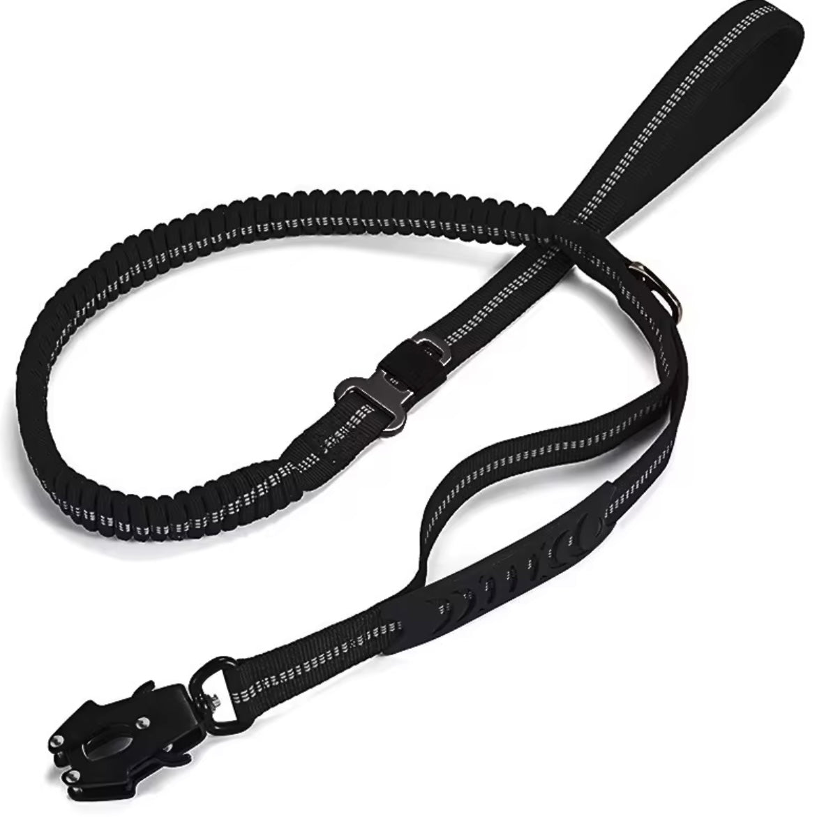 Bungee Dog Leash With Seatbelt Attachment