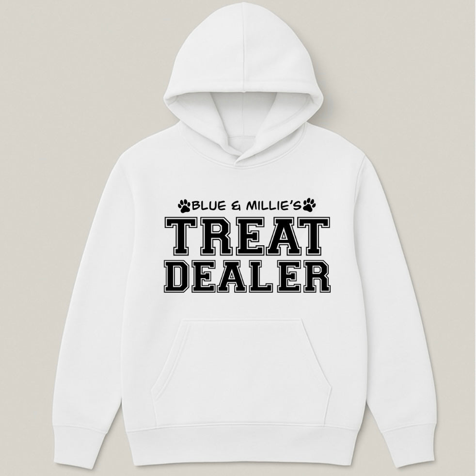 Custom Dog Name(s) Treat Dealer Oversized Hoodie