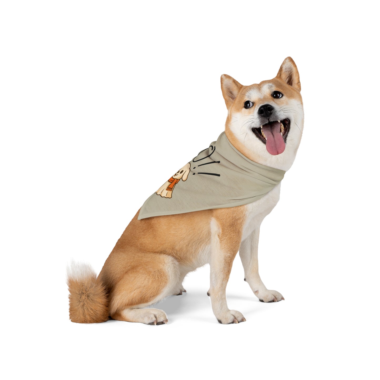 Ghost Pup Pet Bandanna