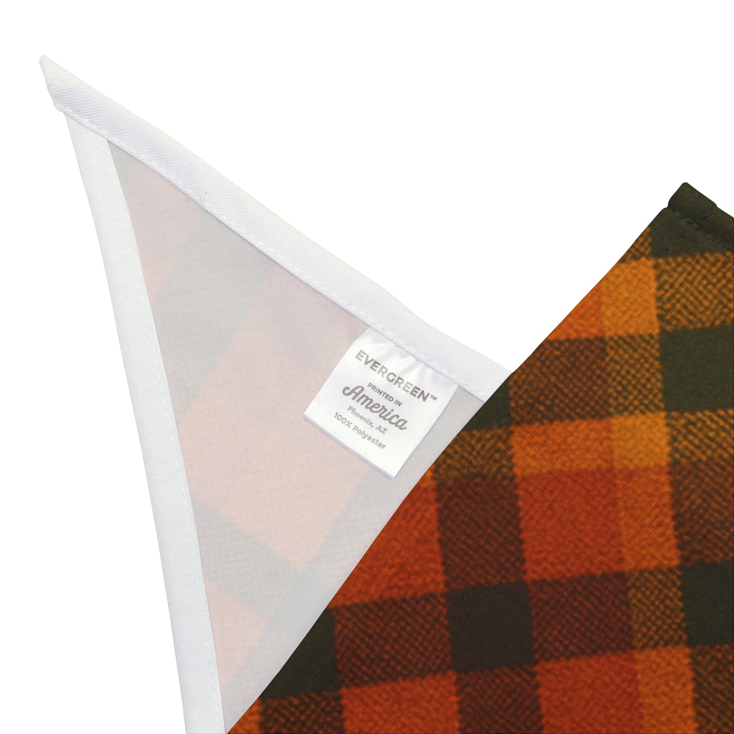 Fall Pet Bandana, Plaid