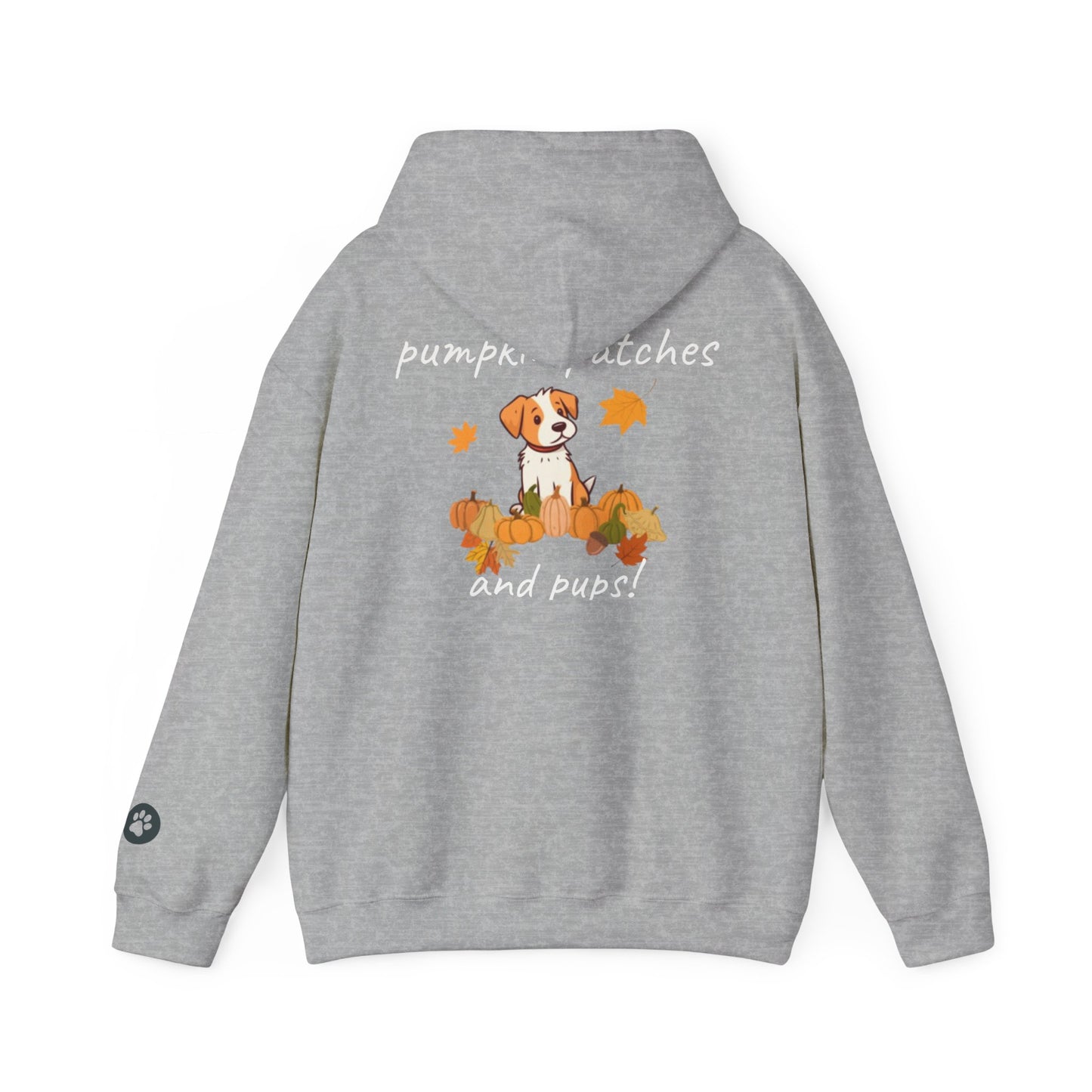Pumpkin Patches and Pups Fall Hoodie