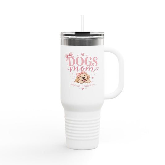 “Dog Mom” Insulated Travel Mug (40oz)