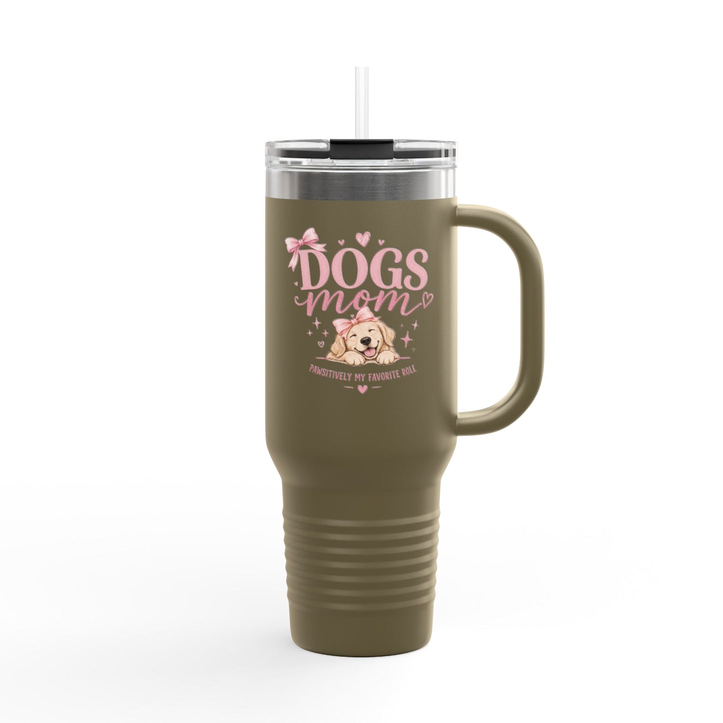 “Dog Mom” Insulated Travel Mug (40oz)