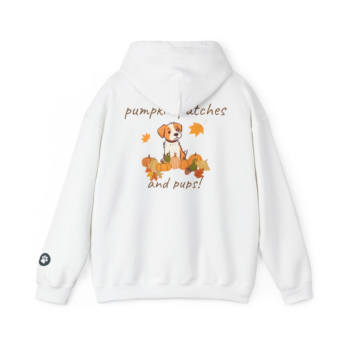 Pumpkin Patches and Pups Fall Hoodie