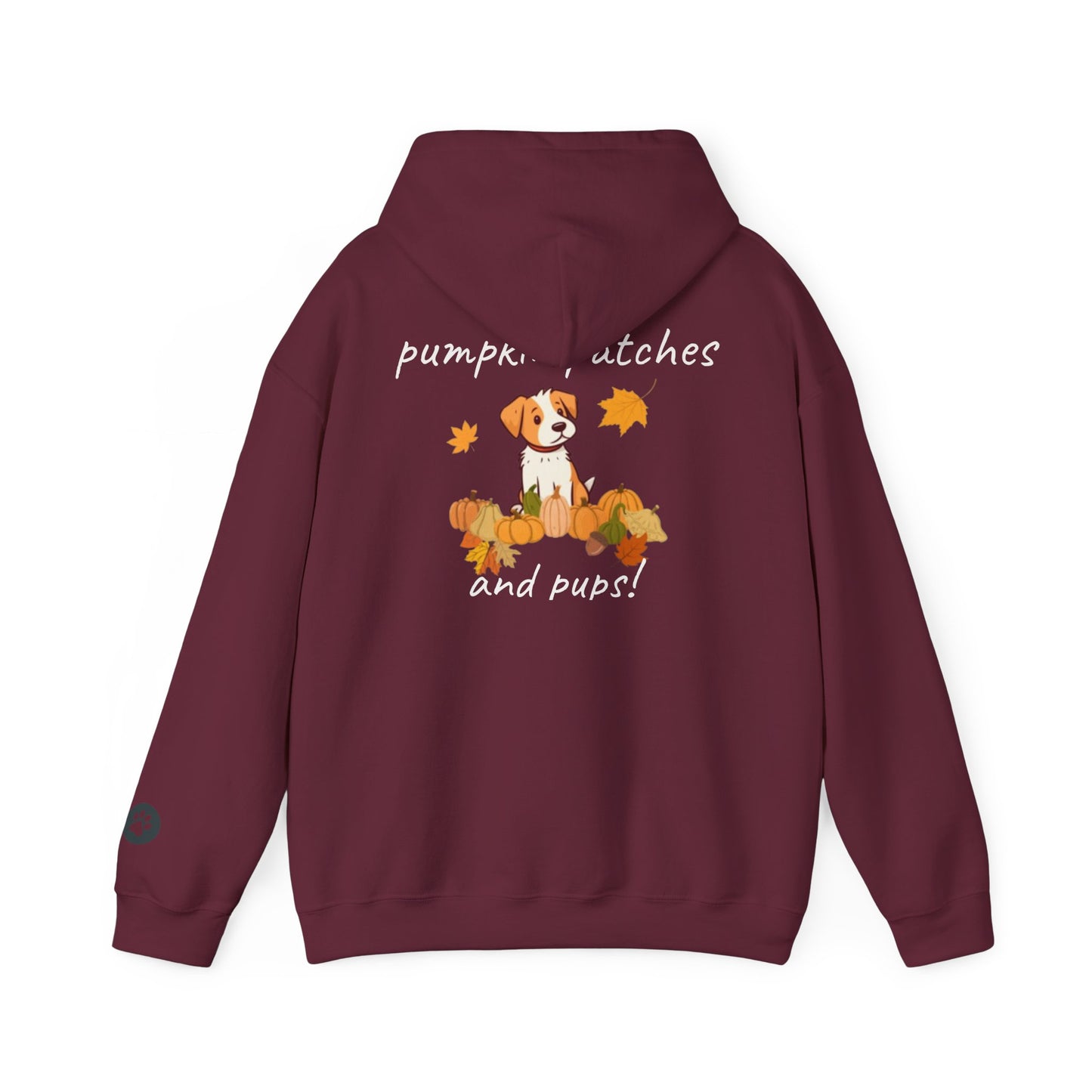 Pumpkin Patches and Pups Fall Hoodie