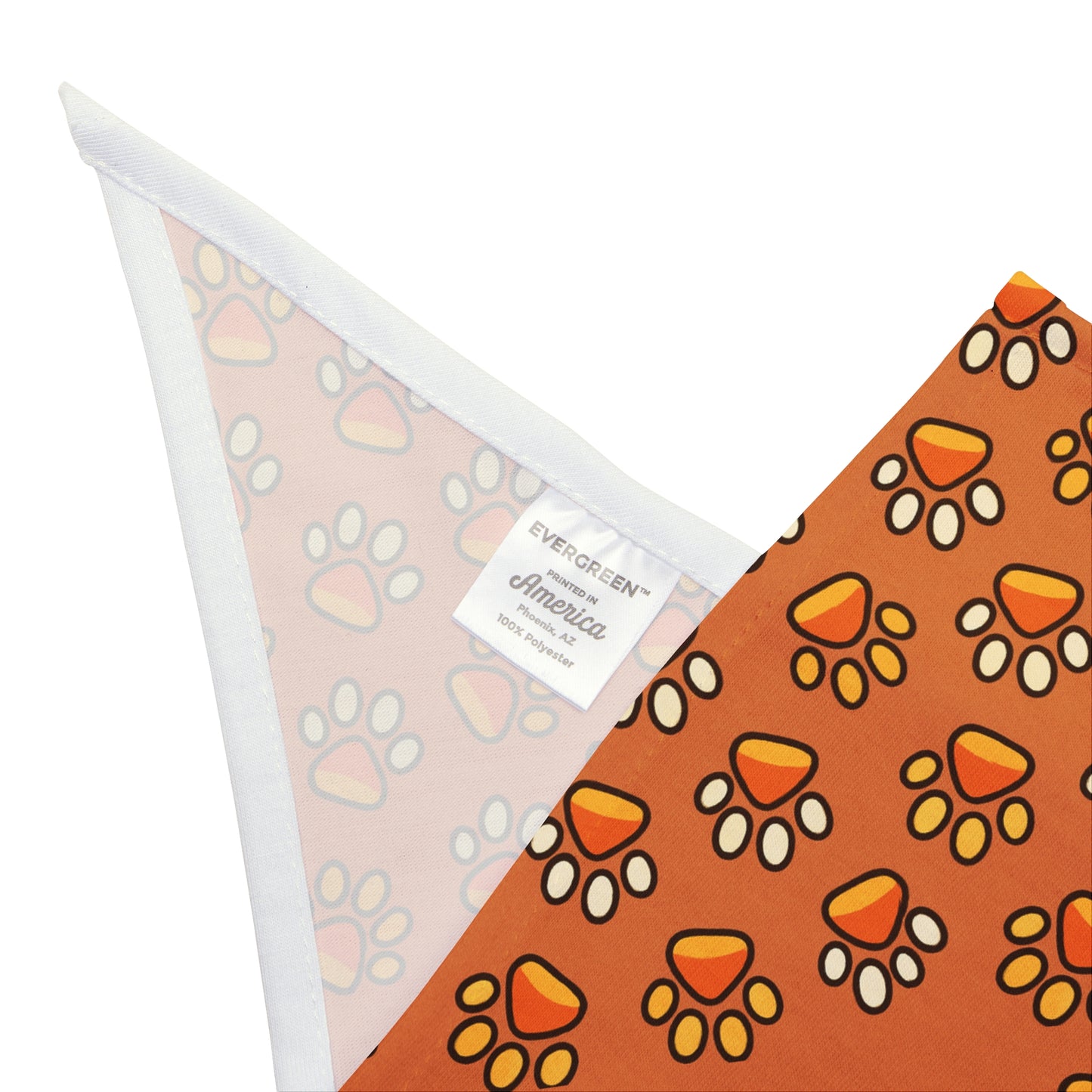 Cute  Fall Paw Print Pet Bandana