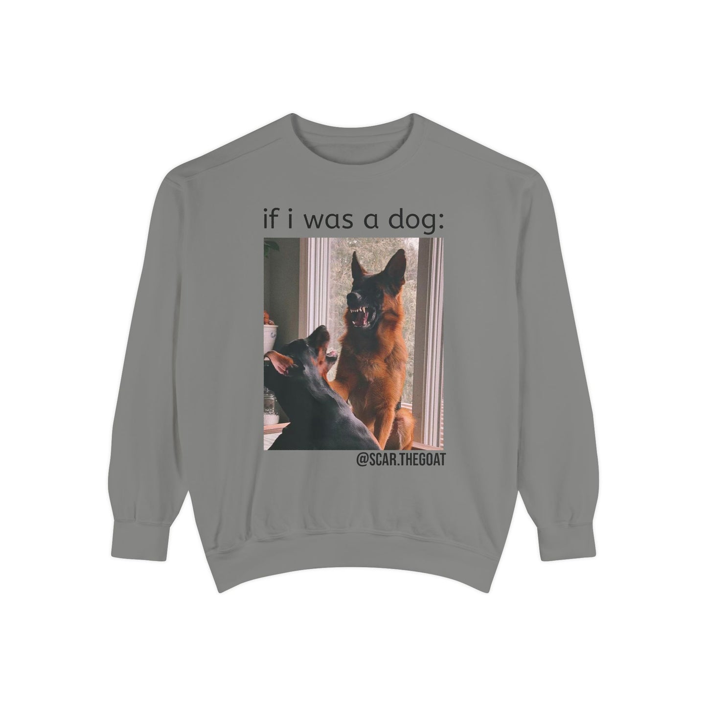 Paw4paw x Scarthegoat Collab — “If I Was a Dog” Graphic Crewneck