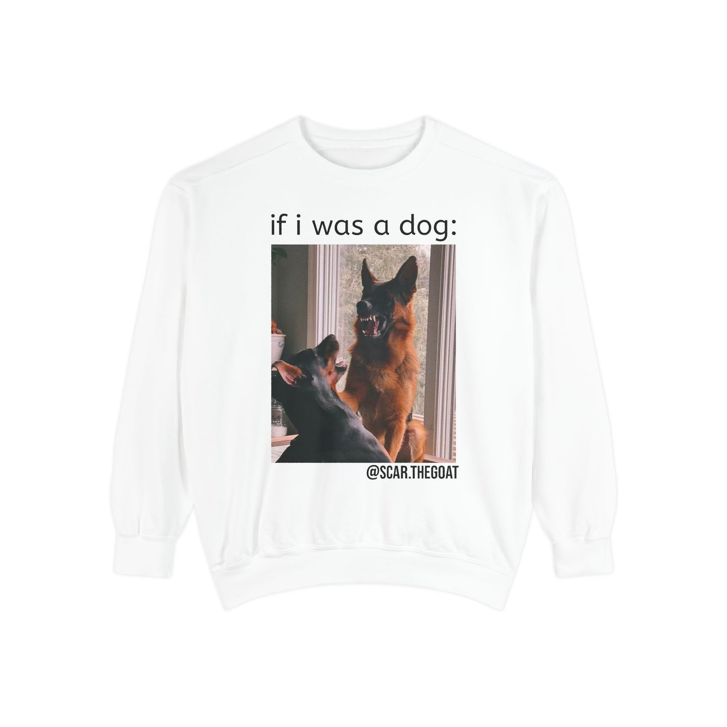 Paw4paw x Scarthegoat Collab — “If I Was a Dog” Graphic Crewneck