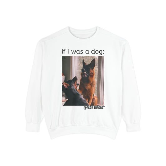 Paw4paw x Scarthegoat Collab — “If I Was a Dog” Graphic Crewneck