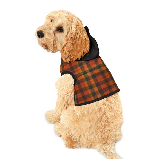 Fall Dog Hoodie, Plaid