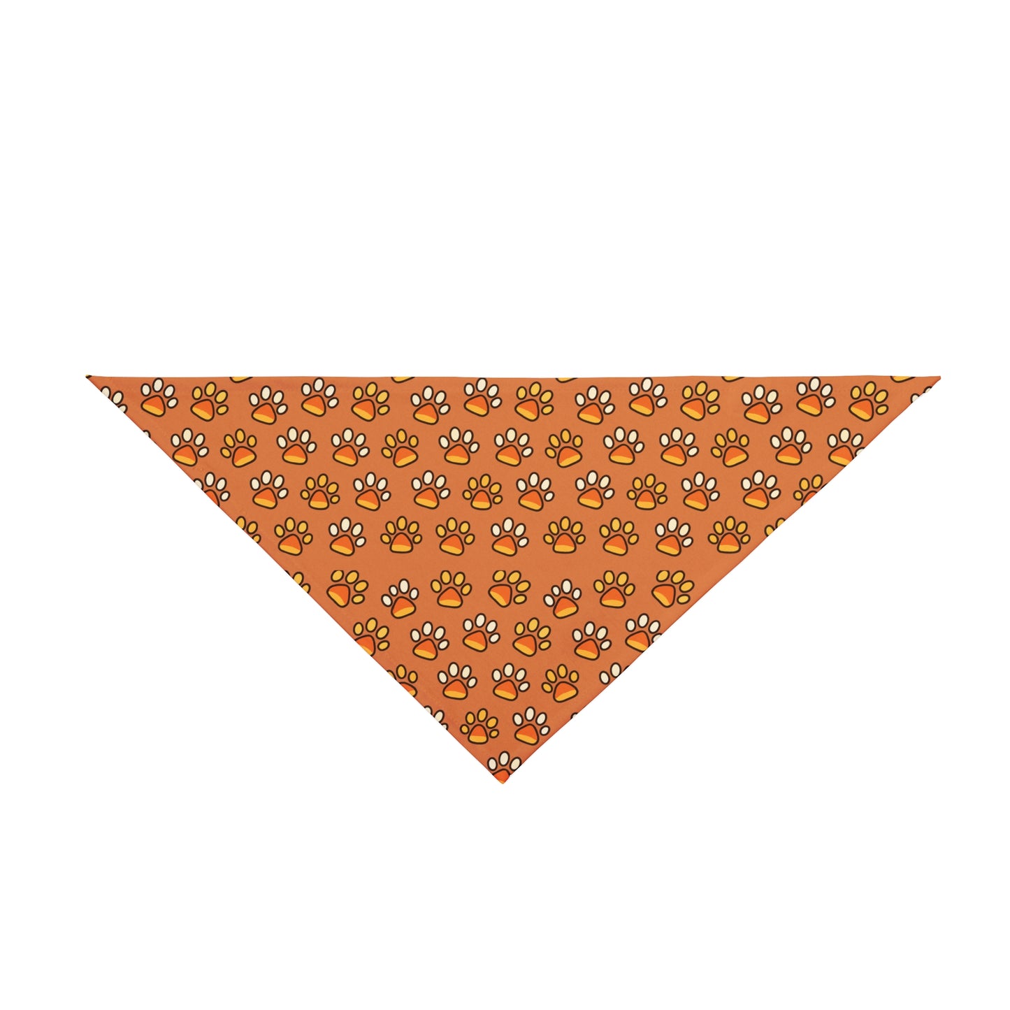 Cute  Fall Paw Print Pet Bandana