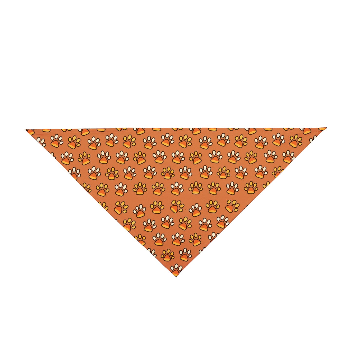 Cute  Fall Paw Print Pet Bandana