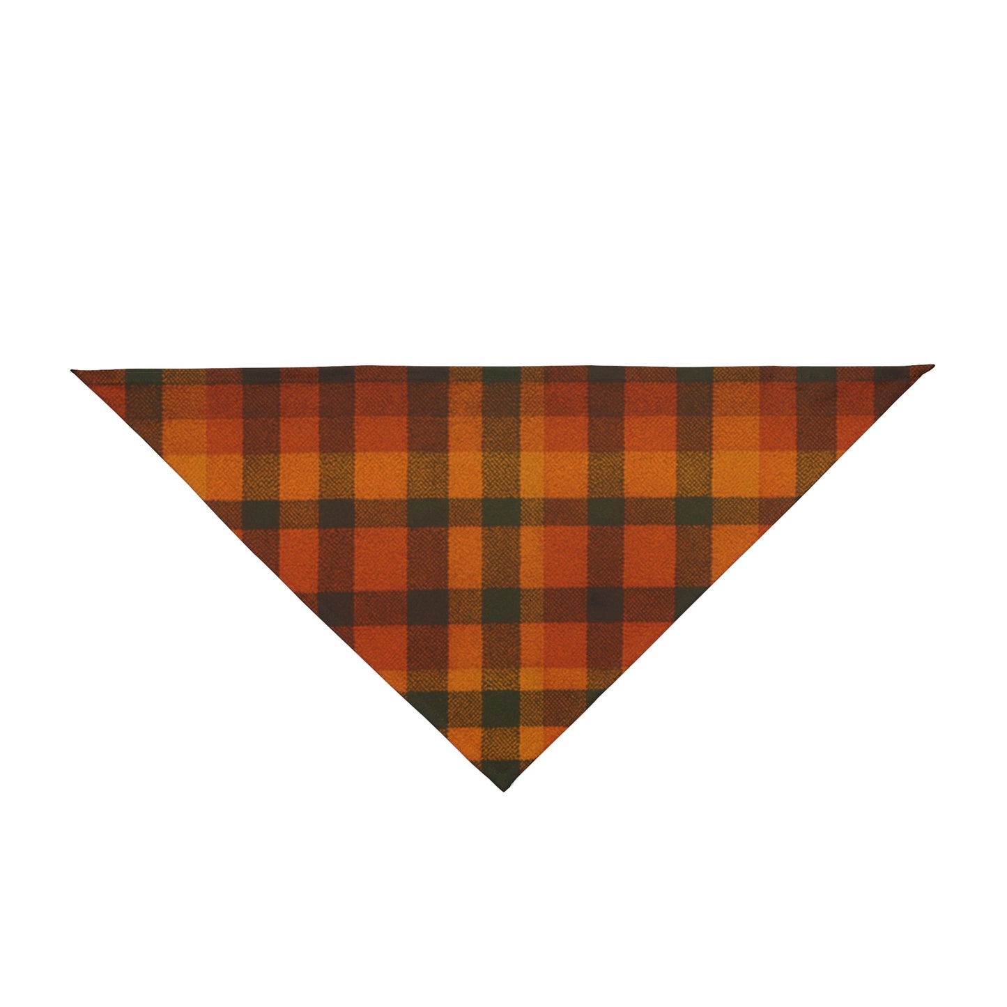 Fall Pet Bandana, Plaid