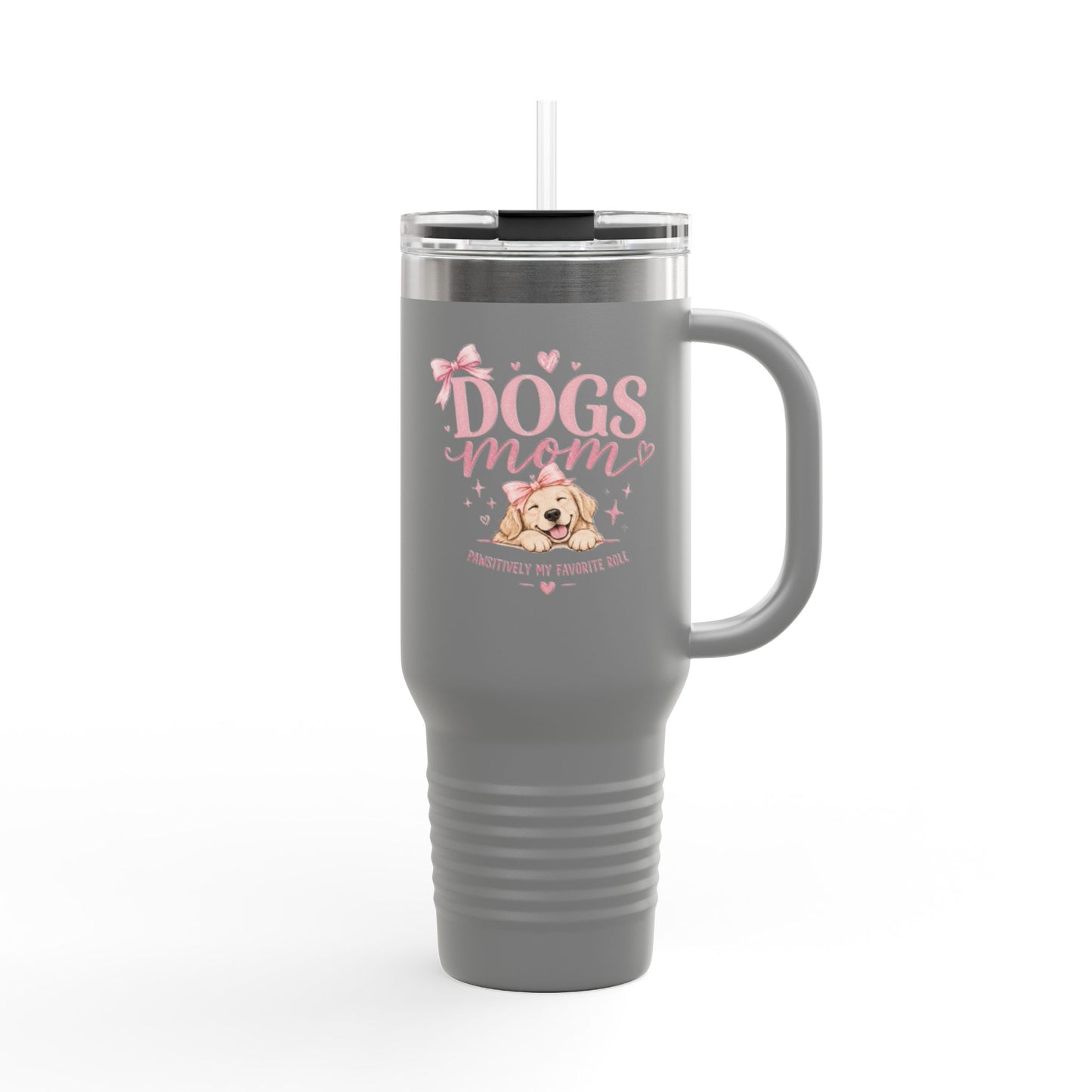 “Dog Mom” Insulated Travel Mug (40oz)