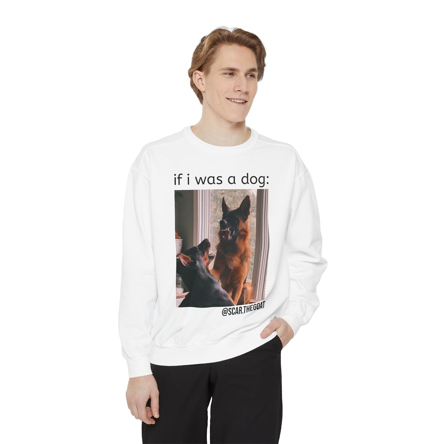 Paw4paw x Scarthegoat Collab — “If I Was a Dog” Graphic Crewneck