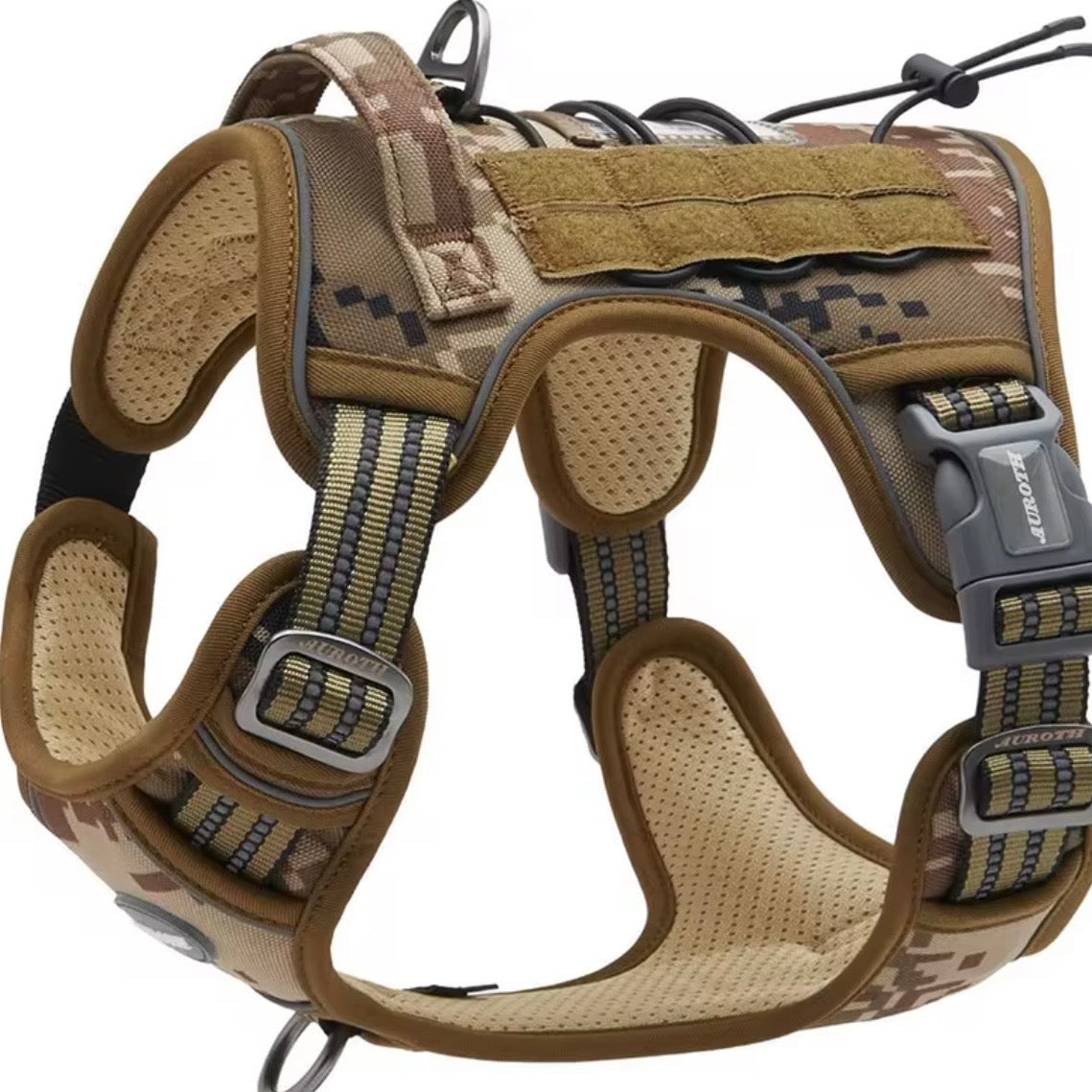 No-Pull Tactical Dog Harness with Front Loop