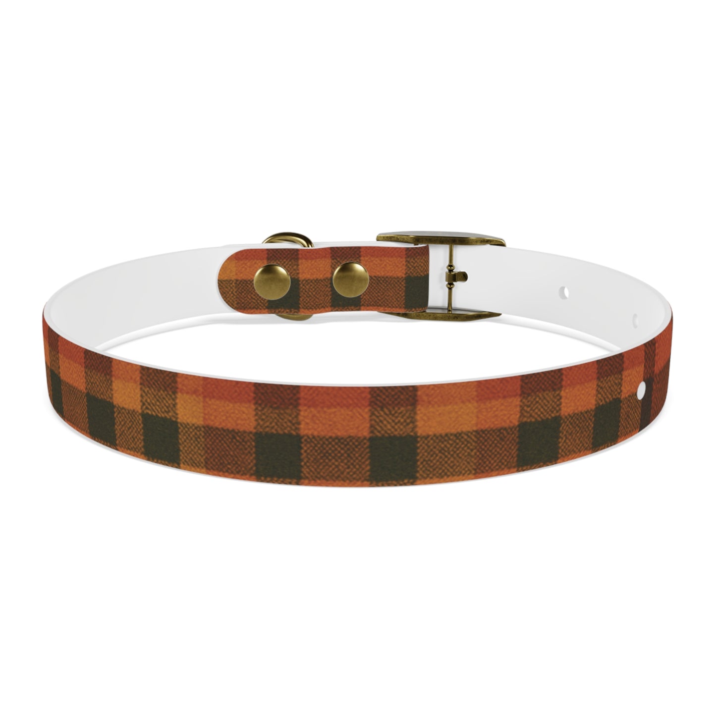 Fall Dog Collar, plaid