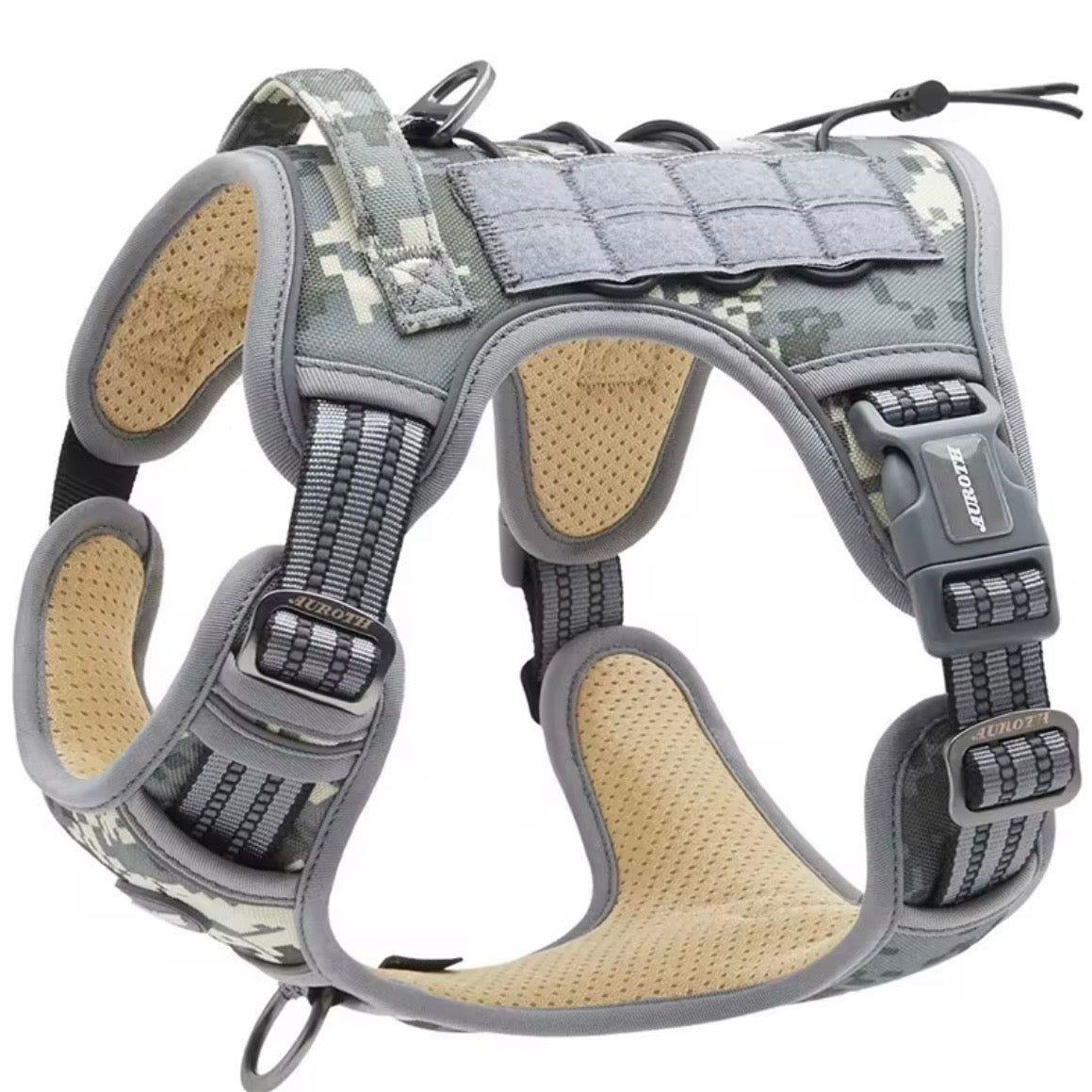 No-Pull Tactical Dog Harness with Front Loop