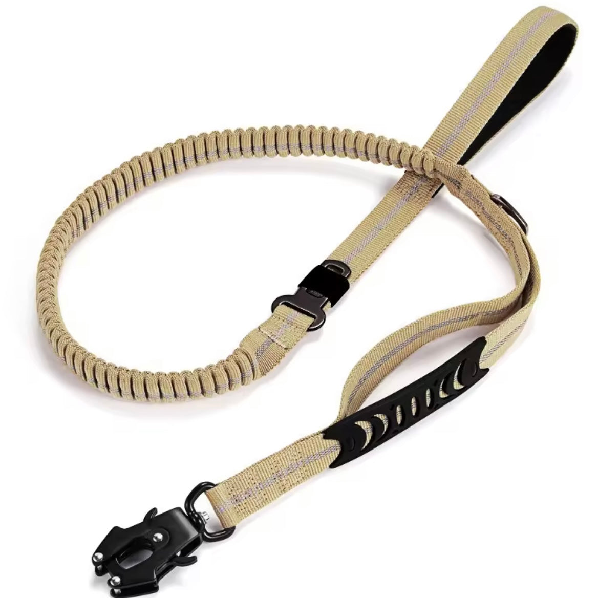 Bungee Dog Leash With Seatbelt Attachment
