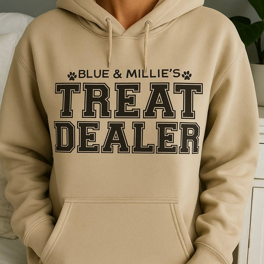 Custom Dog Name(s) Treat Dealer Oversized Hoodie